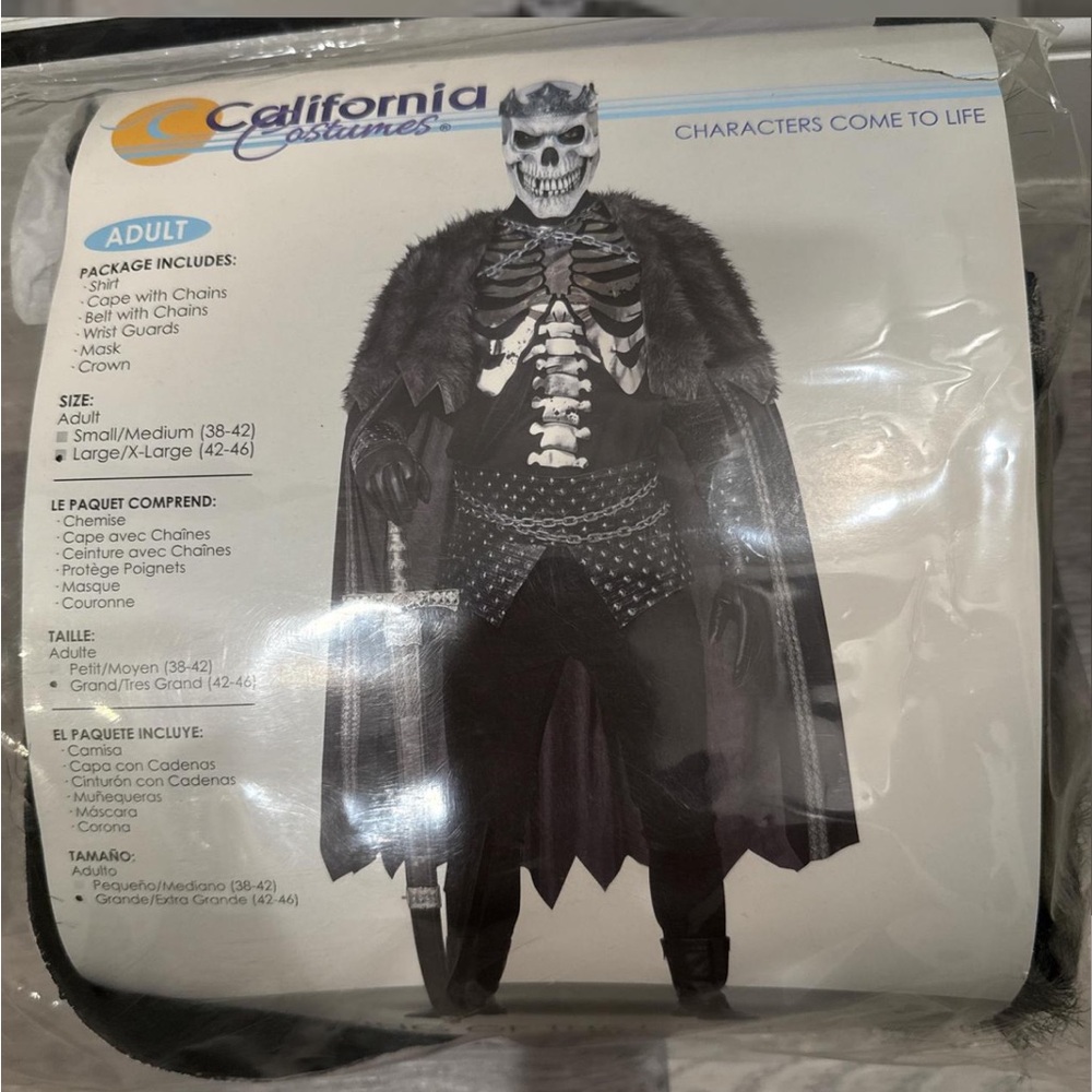 Skeleton Warrior Adult Costume